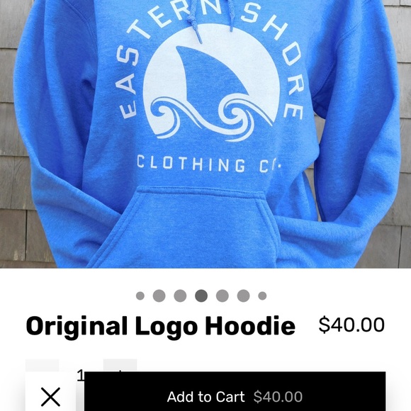 Eastern Shore Clothing Co Hoodie Sweatshirt - Picture 2 of 2